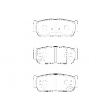 WBP23545A WAGNER LOCKHEED Комплект тормозных колодок, дисковый тормоз