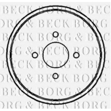 BBR7089 BORG & BECK Тормозной барабан
