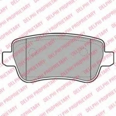 LP1964 DELPHI Комплект тормозных колодок, дисковый тормоз