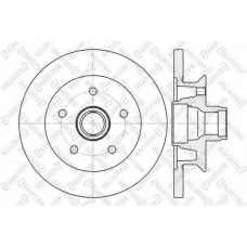 6020-4727-SX STELLOX Тормозной диск