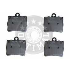 10169 OPTIMAL Комплект тормозных колодок, дисковый тормоз