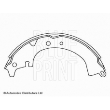 ADT34102 BLUE PRINT Комплект тормозных колодок