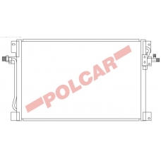 9085K8C2 POLCAR Skraplacze klimatyzacji