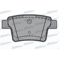 AC815781D AC Delco Комплект тормозных колодок, дисковый тормоз