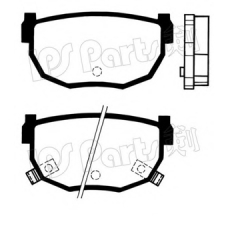 IBR-1194 IPS Parts Комплект тормозных колодок, дисковый тормоз