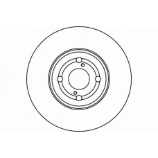 MDC1588 MINTEX Тормозной диск