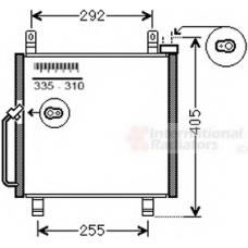 52005119 VAN WEZEL Конденсатор, кондиционер
