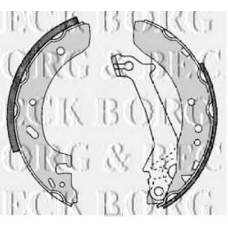 BBS6251 BORG & BECK Комплект тормозных колодок