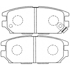 PN-3272 JNBK Колодки тормозные