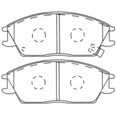 FP0440 FIT Комплект тормозных колодок, дисковый тормоз