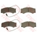 GDB5055 TRW Комплект тормозных колодок, дисковый тормоз
