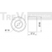 TD1344 TREVI AUTOMOTIVE Паразитный / Ведущий ролик, зубчатый ремень