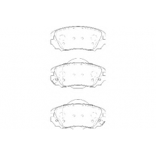 WBP24415A WAGNER LOCKHEED Комплект тормозных колодок, дисковый тормоз