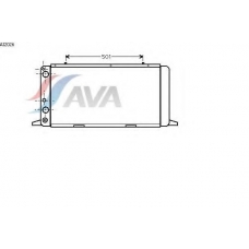 AI2026 AVA Радиатор, охлаждение двигателя