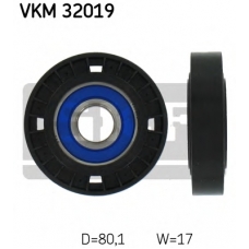 VKM 32019 SKF Паразитный / ведущий ролик, поликлиновой ремень