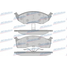 AC613783D AC Delco Комплект тормозных колодок, дисковый тормоз