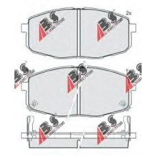 37592 ABS Комплект тормозных колодок, дисковый тормоз