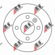 16627 ABS Тормозной диск