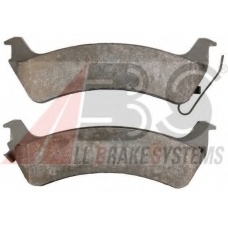 38713 ABS Комплект тормозных колодок, дисковый тормоз