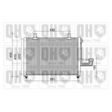 QCN529 QUINTON HAZELL Конденсатор, кондиционер