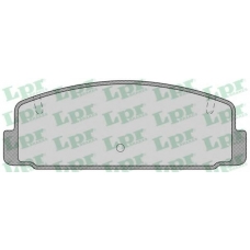 05P876 LPR Комплект тормозных колодок, дисковый тормоз