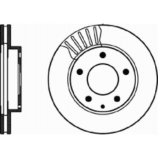 MDC666 MINTEX Тормозной диск