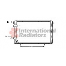 43002126 VAN WEZEL Радиатор, охлаждение двигателя