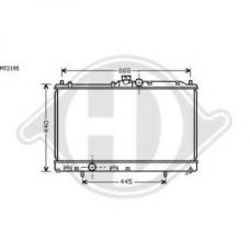 8580622 DIEDERICHS Радиатор, охлаждение двигателя