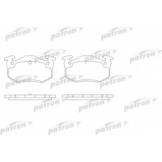 PBP877 PATRON Комплект тормозных колодок, дисковый тормоз