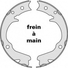 M859 MGA Комплект тормозных колодок, стояночная тормозная с