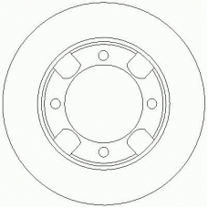 D2288 ROULUNDS Тормозной диск