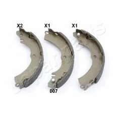 GF-007AF JAPANPARTS Комплект тормозных колодок