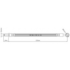 VBH885 MOTAQUIP Тормозной шланг