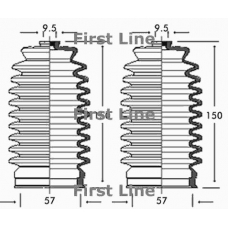 FSG3110 FIRST LINE Пыльник, рулевое управление