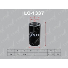 LC-1337 LYNX Фильтр масляный