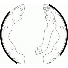 T0611091 RAMEDER Комплект тормозных колодок