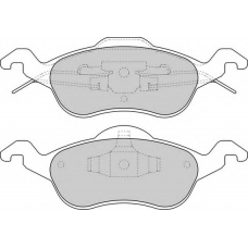 DBP241318 DURON Комплект тормозных колодок, дисковый тормоз