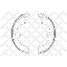 391 100-SX STELLOX Комплект тормозных колодок