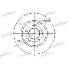 PBD53019 PATRON Тормозной диск