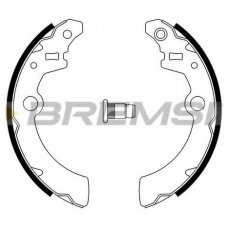 GF0896 BREMSI Комплект тормозных колодок
