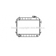 TO2068 Prasco Радиатор, охлаждение двигателя