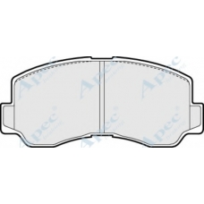 PAD727 APEC Комплект тормозных колодок, дисковый тормоз