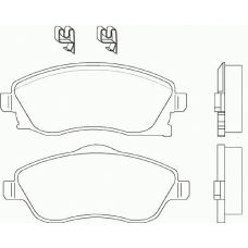 MDK0149 MINTEX Комплект тормозов, дисковый тормозной механизм
