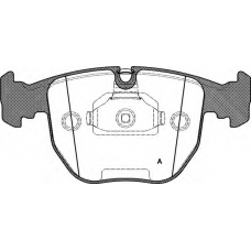 BPA0596.00 OPEN PARTS Комплект тормозных колодок, дисковый тормоз