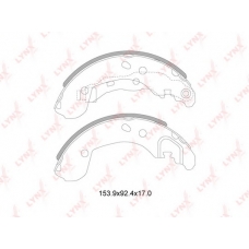 BS-5717 LYNX Колодки барабанные к-кт