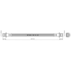 VBH772 MOTAQUIP Тормозной шланг