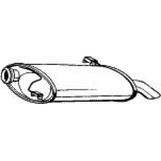 190-217 BOSAL Глушитель выхлопных газов конечный