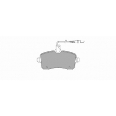 938 SIMER Комплект тормозных колодок, дисковый тормоз