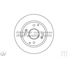 0993-0204 ASHUKI Тормозной диск
