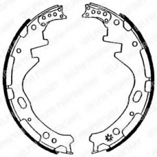 LS1504 DELPHI Комплект тормозных колодок